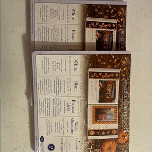 Two unopened packages Creative memories 7 x 7 White Scrapbook pages